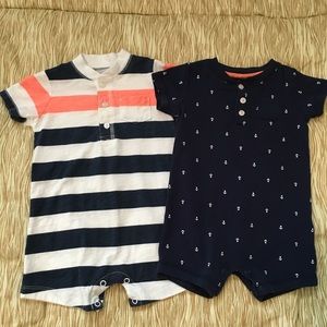 9 Month Carters rompers